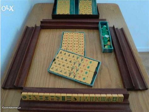 Jogo De Mahjong Antigo Completo Baquelite Chinesa Parque