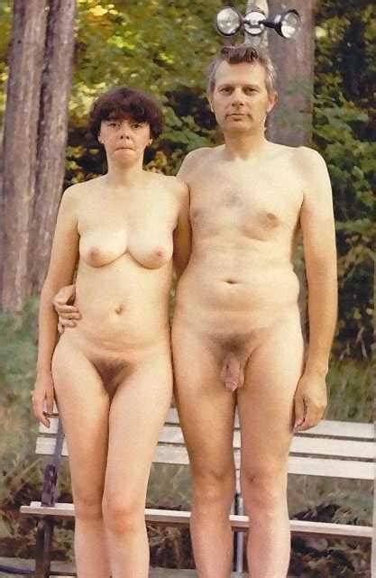 Older Woman With Big Saggy Tits And Hairy Pussy Walking Nude With Her