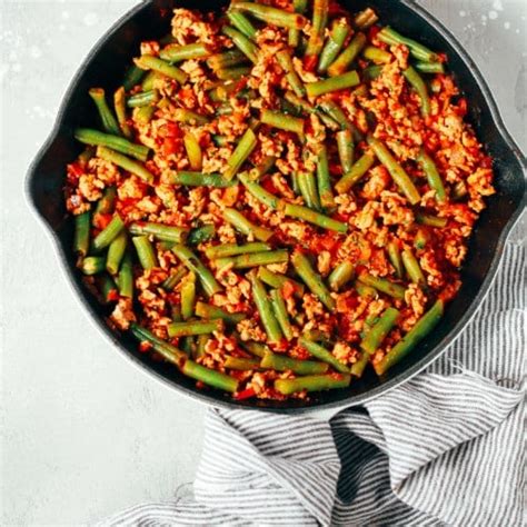 Ground Turkey Skillet With Green Beans Primavera Kitchen