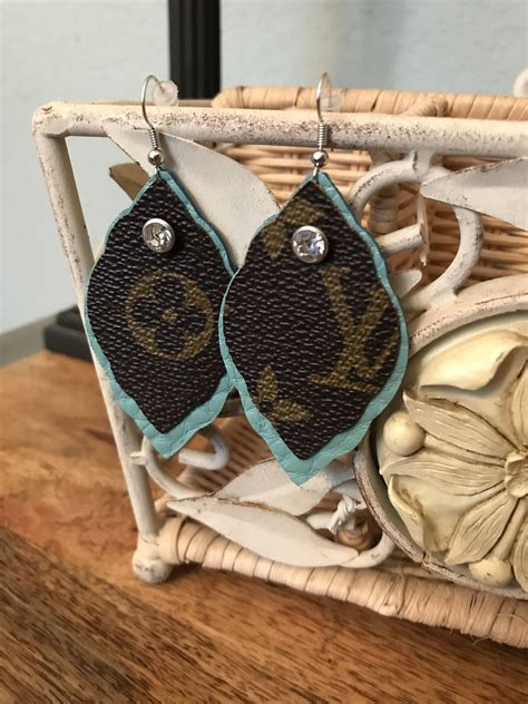 Upcycled Louis Vuitton Earrings Paul Smith