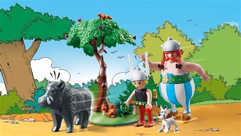 Asterix Und Obelix Gehen Bei Playmobil Auf Wildschweinjagd W V