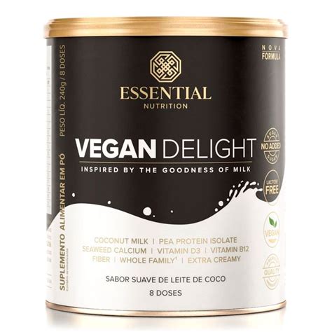 Vegan Delight G Essential Nutrition Categorias Menu Produtos