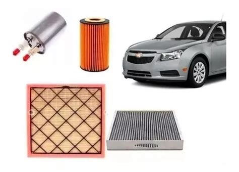 Kit Filtros Chevrolet Cruze Bencinero 2010 2013 Con Envio Cuotas