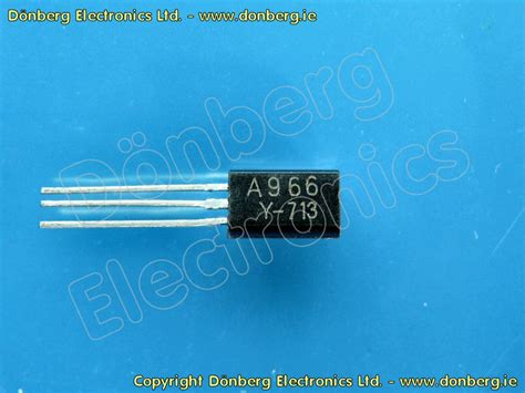 Semiconductor 2SA966 2SA 966 TRANSISTOR SILICON PNP 30V 1 5A