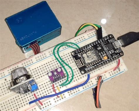 IoT Based Air Quality Index Monitoring With ESP8266 MQ135 52 OFF