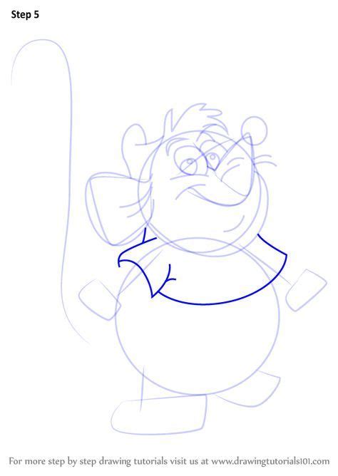 Learn How To Draw Gus From Cinderella Cinderella Step By Step