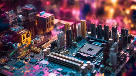 Futuristic Ai Generated Motherboard 32432710 Stock Photo At Vecteezy