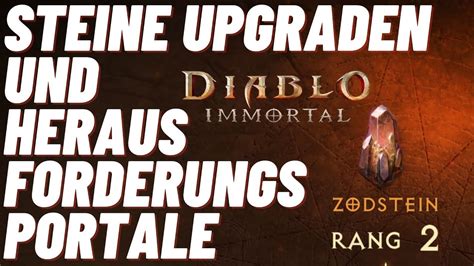 Herausforderungsportale Und Legend Re Edelsteine Aufwerten Diablo