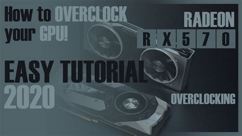 HOW TO OVERCLOCK YOUR GPU MSI AFTERBURNER RX 570 OVERCLOCKING