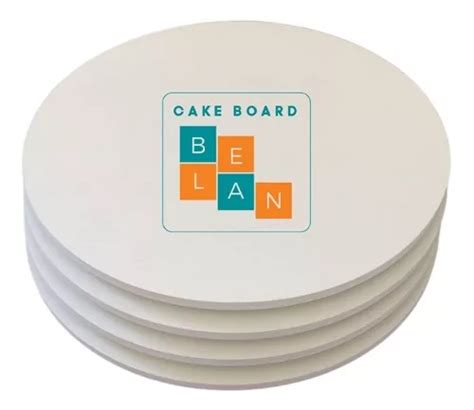 Cake Board Mdf 6mm Tabuleiro De Bolo Kit 04 Uni 35cm MercadoLivre