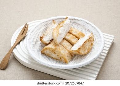 Kue Pancong Gandos Bandros Indonesian Traditional Stock Photo