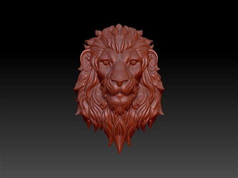 Lion Head 3D Model 3D Printable CGTrader