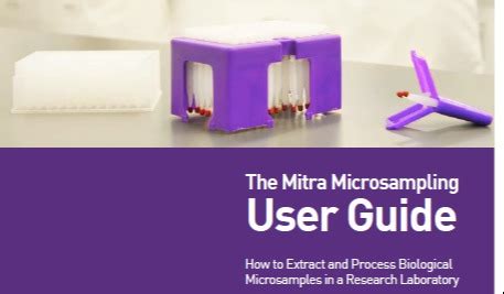 User Guide For Mitra Microsampling Method Development