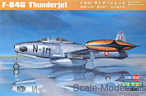 Hobby Boss - F-84G Thunderjet - plastic scale model kit in 1:32 scale ...