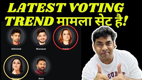 Bigg Boss 17 Latest Voting Trend Munawar Vs Abhishek Ankita Mannara