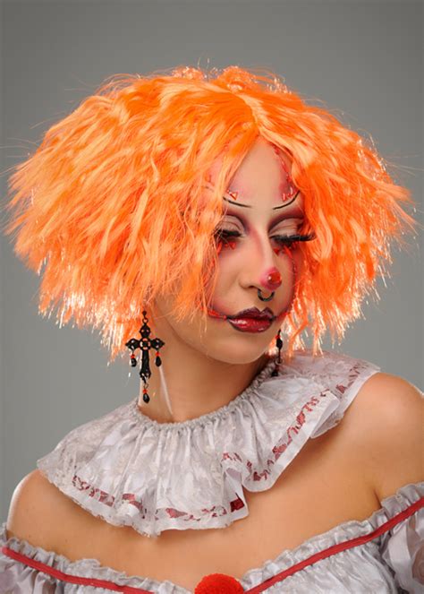 Womens It Chapter Two Pennywise Wig 81036 Struts Party Superstore