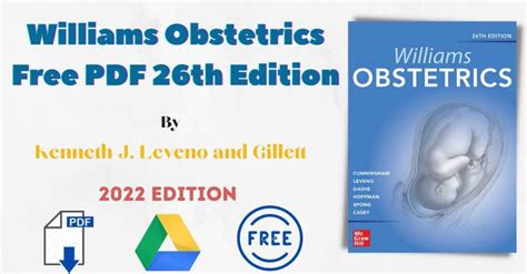 Williams Obstetrics Th Edition Free Pdf