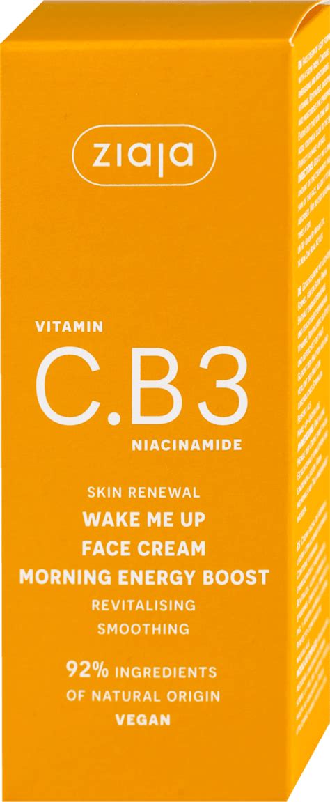 Ziaja Wake Me Up Vitamin C B Niacinamide Dnevna Krema Za Lice Ml