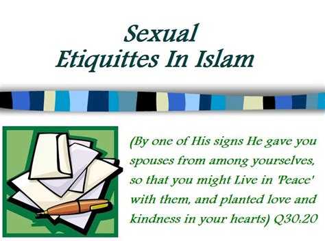 Sexual Etiquittes In Islam The Quran Blog Enlighten Yourself