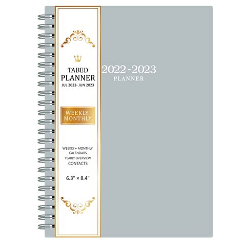 Buy 2023 2024 Planner Academic Planner 2023 2024 With Tabs 6 3 X 8