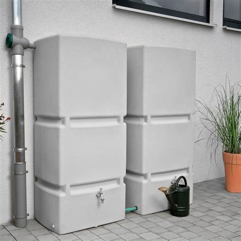 Regenwassertank Oberirdisch Jumbo 800 L Granit