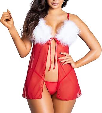 Lingerie Sexy Femme Coquine Hot Mere Noel Sexy Robe Sexy Chic Rotique