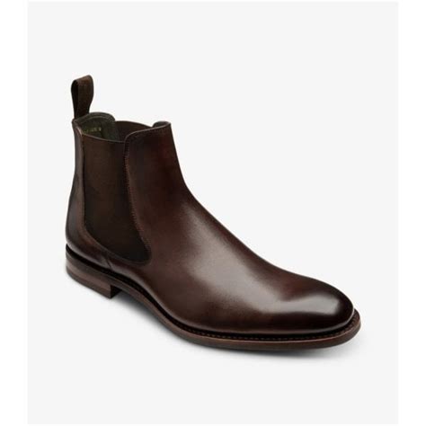 Loake Mens Wareing Chelsea Boot In Dark Brown Parkinsons Lifestyle