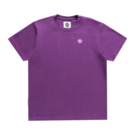 Purple Embroidered Logo T-Shirt – Round Two Store