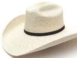 4 1 2 Inch Brim Cattleman Guatemalan Standard Palm Leaf Hat