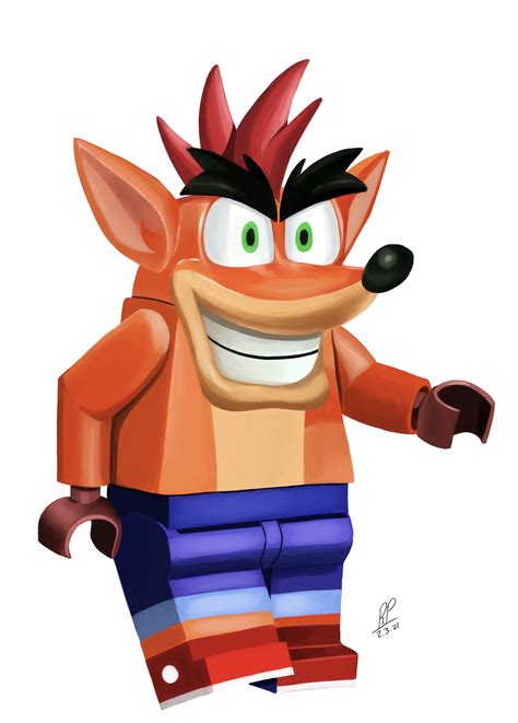 LEGO Crash Bandicoot by KidBat98 on DeviantArt