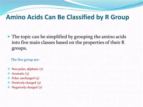 Classification Of Amino Acid By Kk Sahu Sir Ppt