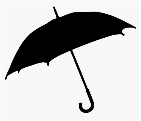 Umbrella Silhouette Black Umbrella Silhouette Png Transparent Png