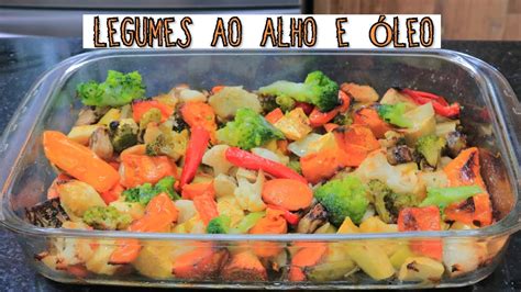 Legumes Ao Forno Super F Cil E Delicioso Receita Saud Vel Youtube