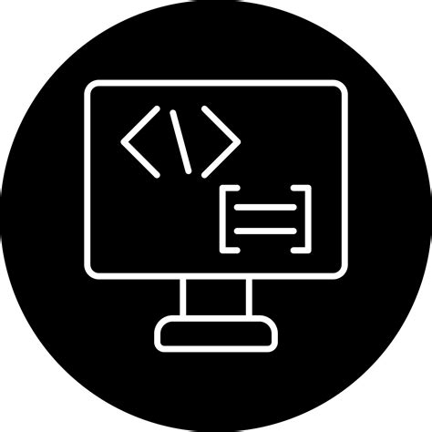 Coding Language Vector Icon Style 22554209 Vector Art At Vecteezy