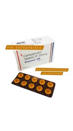 Carisoprodol Soma 350 Mg 10 Tablets Per Strip At Rs 65 Strip In Nagpur