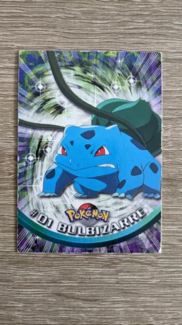 CARTE POKÉMON 01 Bulbizarre FR Topps Tv Animation EUR 3 00