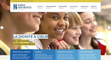 Institut Don Bosco Découvrez le nouveau site Internet de l Institut Don