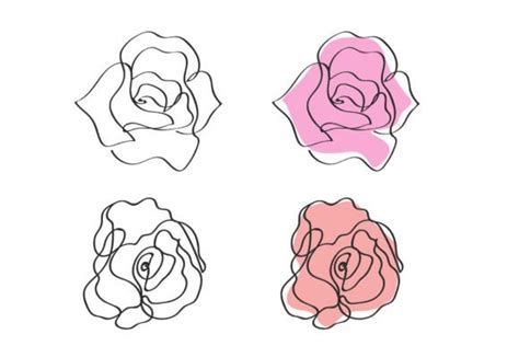 Feminine Line Art Drawing Collection Graphic By Subujayd · Creative Fabrica