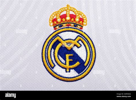 real madrid football club logo  res stock photography  images alamy