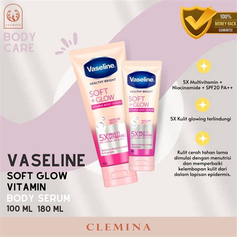 Vaseline Healthy Bright Soft Glow Vitamin Body Serum 180ml100ml Shopee Malaysia