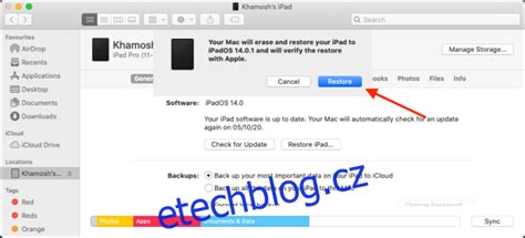 Jak Ru N Obnovit V Iphone Nebo Ipad Pomoc Va Eho Macu Etechblog Cz