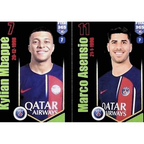 Cromos Online Kylian Mbapp Marcos Asensio Psg Fifa Stickers