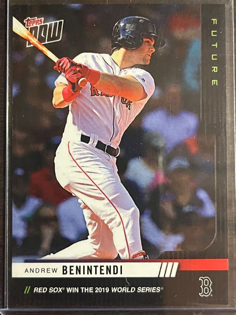 2019 Topps Now Future 12 Andrew Benintendi Boston Red Sox EBay