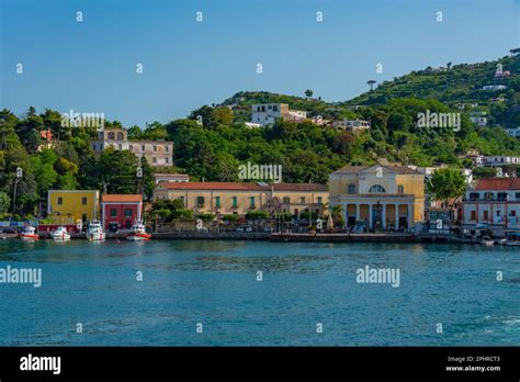 Seaside View Of Porto D Ischia Town At Ischia Island Italy Stock Photo