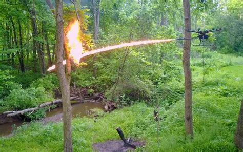 This attachment will turn your drone into a FLAMETHROWER