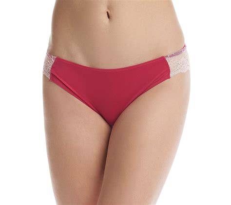 Maidenform Womens Comfort Devotion Lace Back Tanga Panty Pink