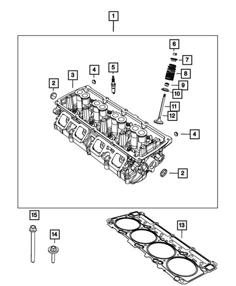 2011 2021 Mopar Oem New Mopar 2011 20 Jeep Grand Cherokee Dodge Left Right Spark Plug Sp149212ac