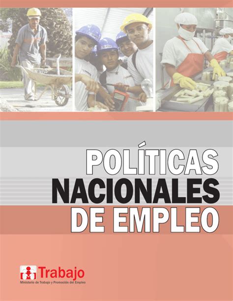 Pol Ticas Ministerio De Trabajo Y Promoci N Del Empleo