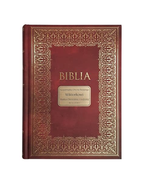 Biblia Pismo Wi Te Biblia Rodzinna Du Y Format