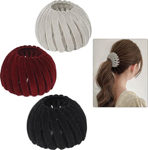 3Pcs Bird Nest Hair Clips Hair Accessories For Women And Girls Velvet